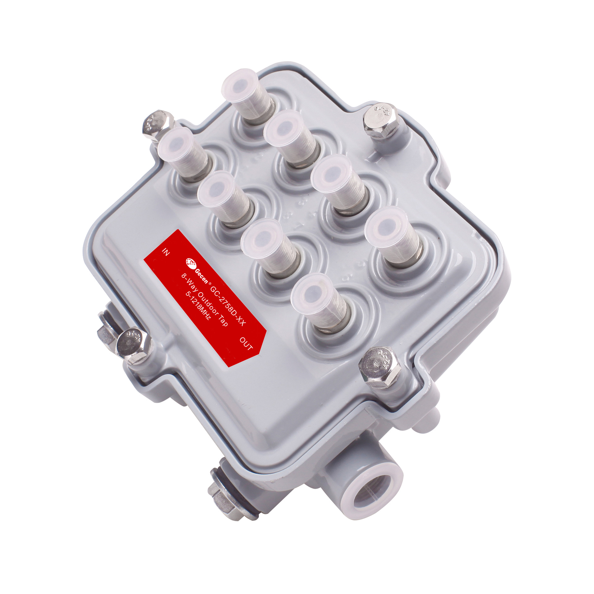 Docsis3.1有线电视1218八路分支分配器野外CATV Outdoor 8Way tap
