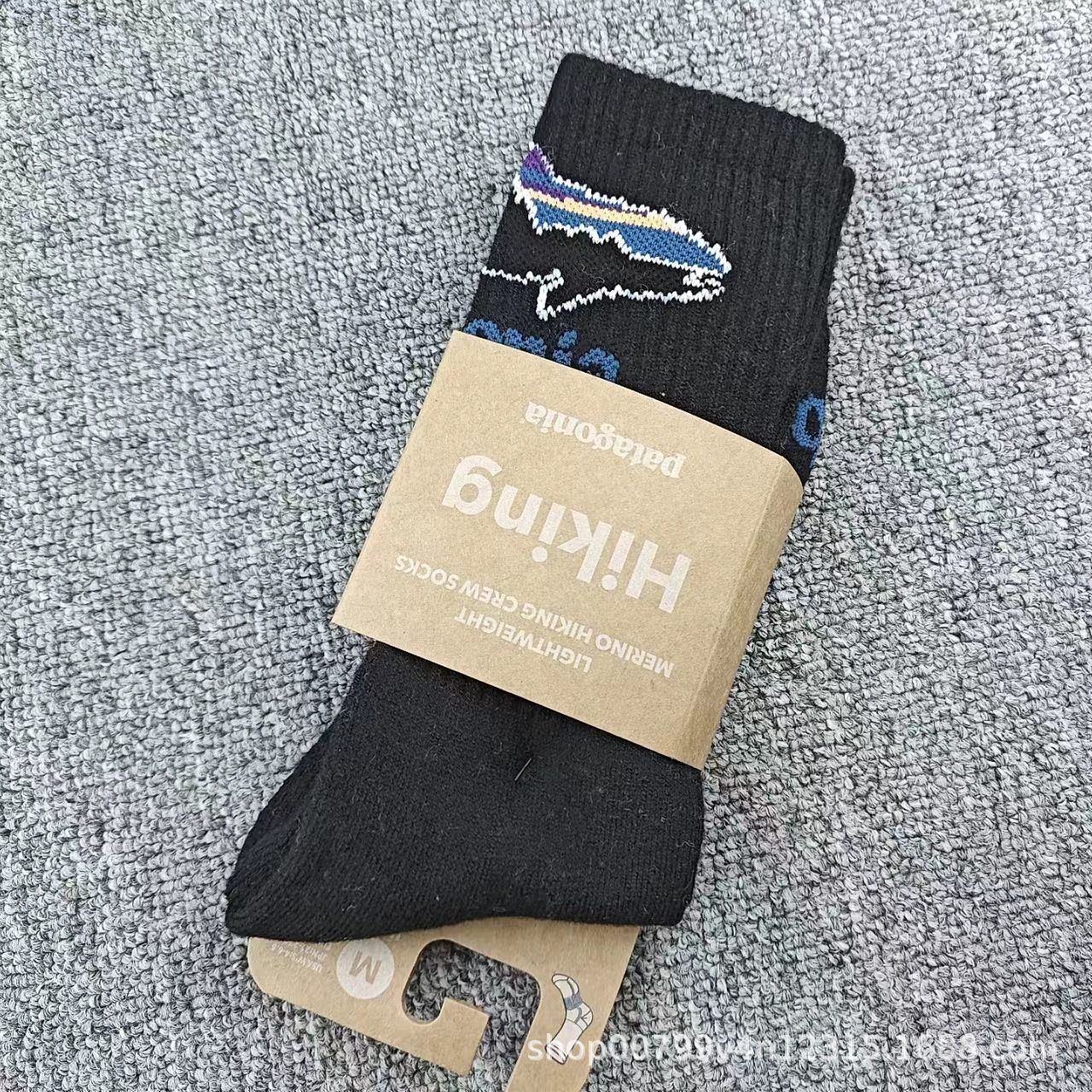 新しいパタゴニアハイトップタオルボトムカップルソックスアウトドアスポーツ登山ソックス卸売ハイトップトレンディソックス