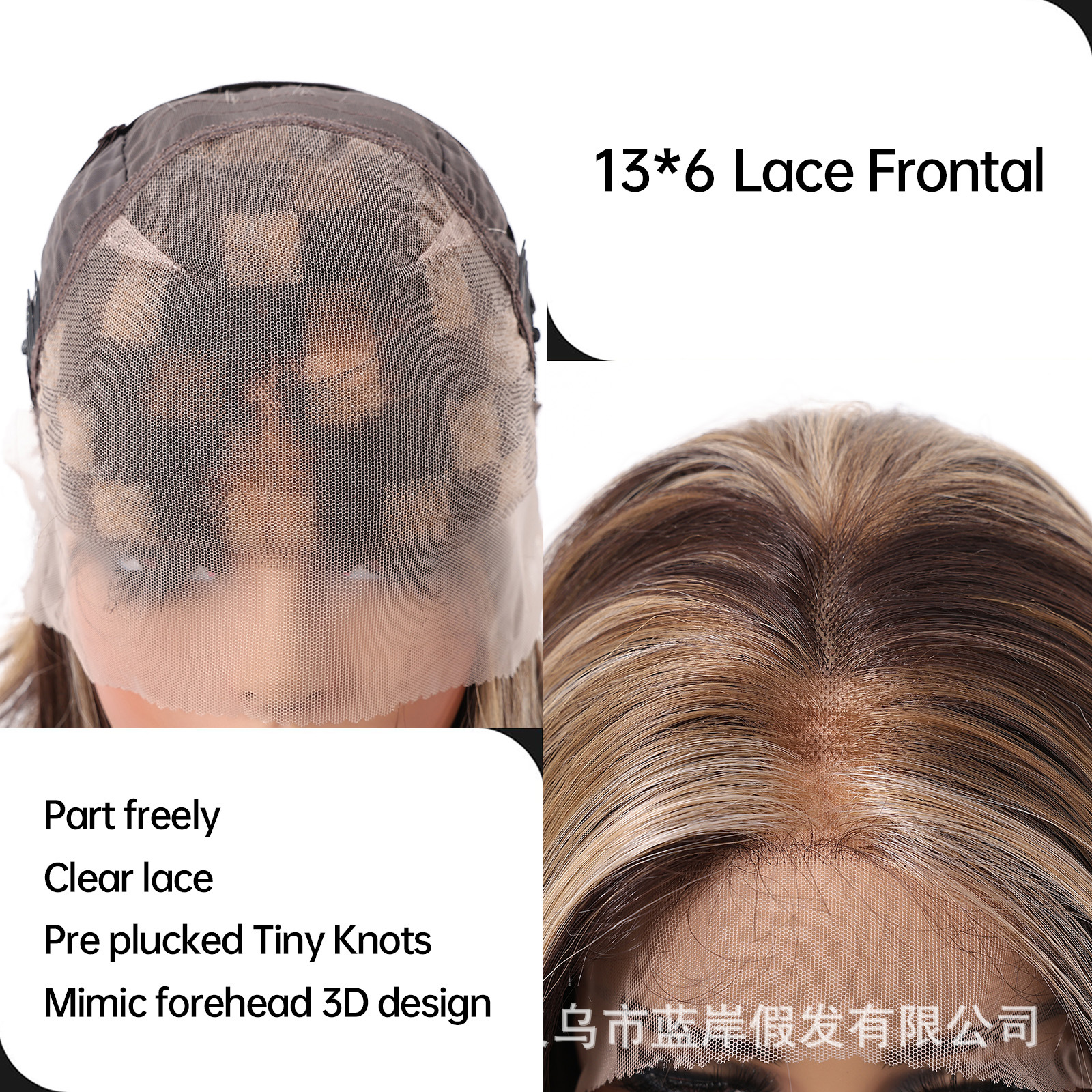 Nueva peluca de encaje completa 13*6, estilo europeo y americano, corte bob, marrón oscuro, estilo corto de verano, stock disponible de fábrica.