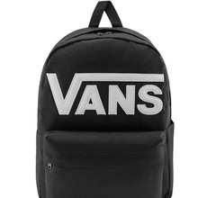 V@NS 万斯黑色刺绣大logo双肩包电脑包书包批发货源