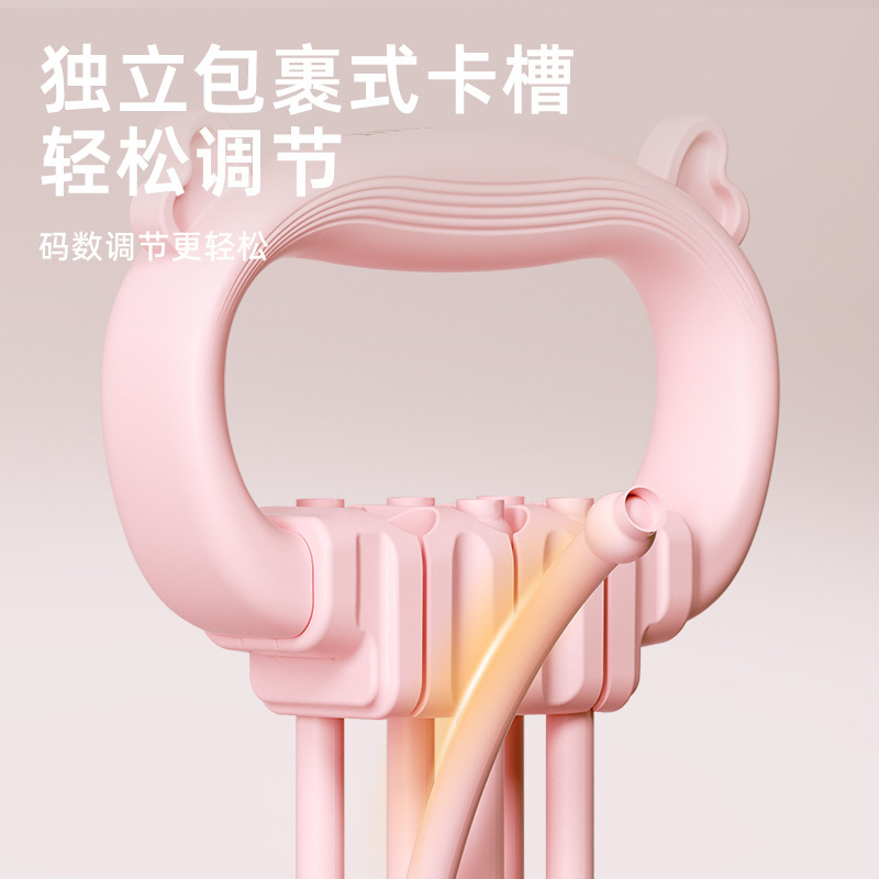 6管可调节拉力器女开背练背8字弹力带开肩家用拉背神器健身瑜伽带|undefined