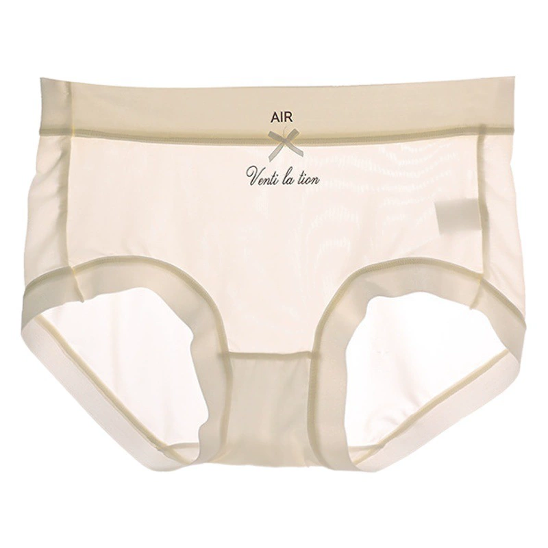 Ниловый ледяной шелк без следов трусики женские ультратонкие обнаженные маски брюки удобные непроницаемые дамы трусы летом
