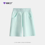 儿童裤子批发欧美风男童针织纯棉男童纯色短裤高腰裤宝宝夏季短裤