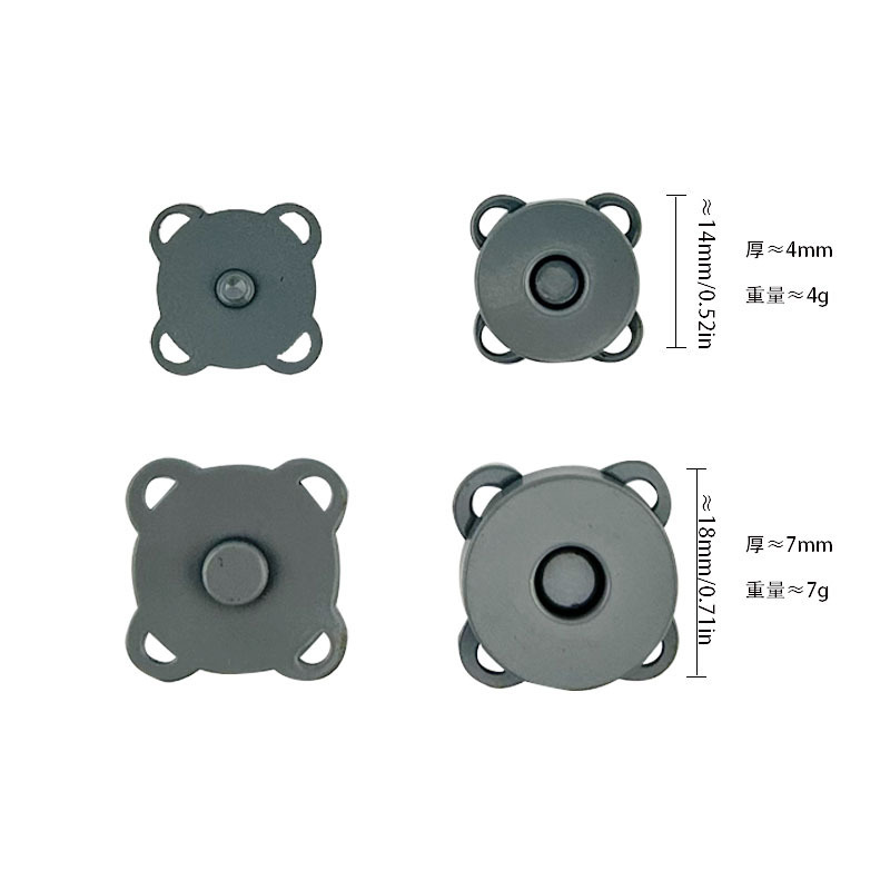 メーカー直供梅型磁石ボタン手縫い式梅の磁気ボタンボタン10mm 14mm 18mmボタン|undefined