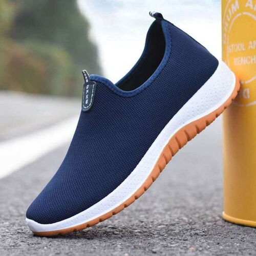 Breathable and comfortable casual men's shoes, non-slip, wear-resistant and versatile casual running shoes, soft sole lace-up men's shoes