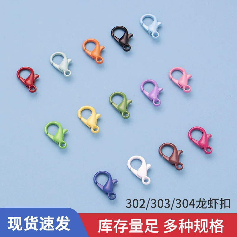 12 мм краска цветной цинковый сплав омаров пряжка конфеты цвет diy ювелирные аксессуары ожерелье браслет 303 соединительная пряжка