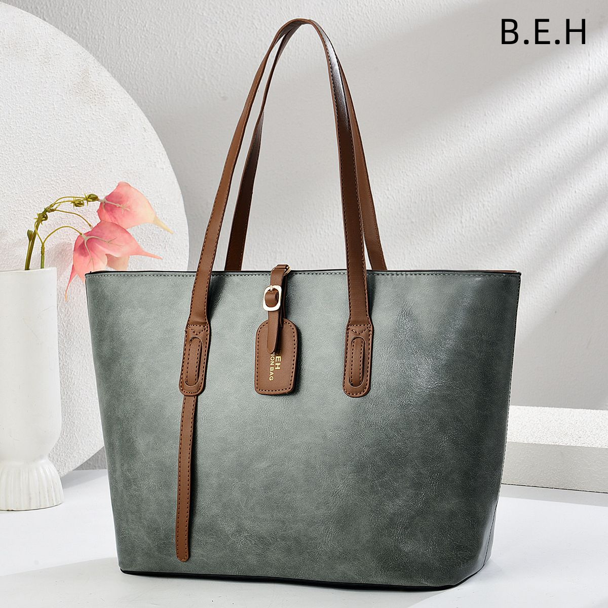 Bolso tote con estampado de piel de vaca, bolso de mujer Taizhou, bolso de hombro, bolso cruzado, bolso texturizado, BEHtotebags image 3