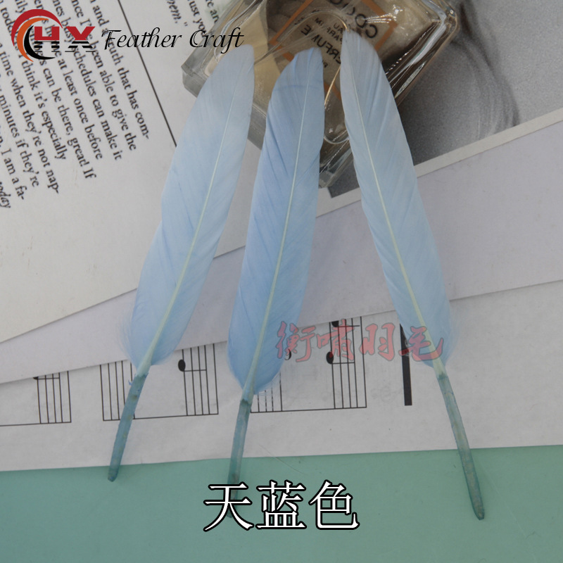 現物高品質カラー羽フォアグラ小直刀diyアクセサリー幼稚園手作り材料|undefined