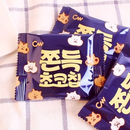Korean imported snacks CW Qingyou chocolate flavor sandwich cake mochi glutinous rice cake snack Qingyou pastry snacks