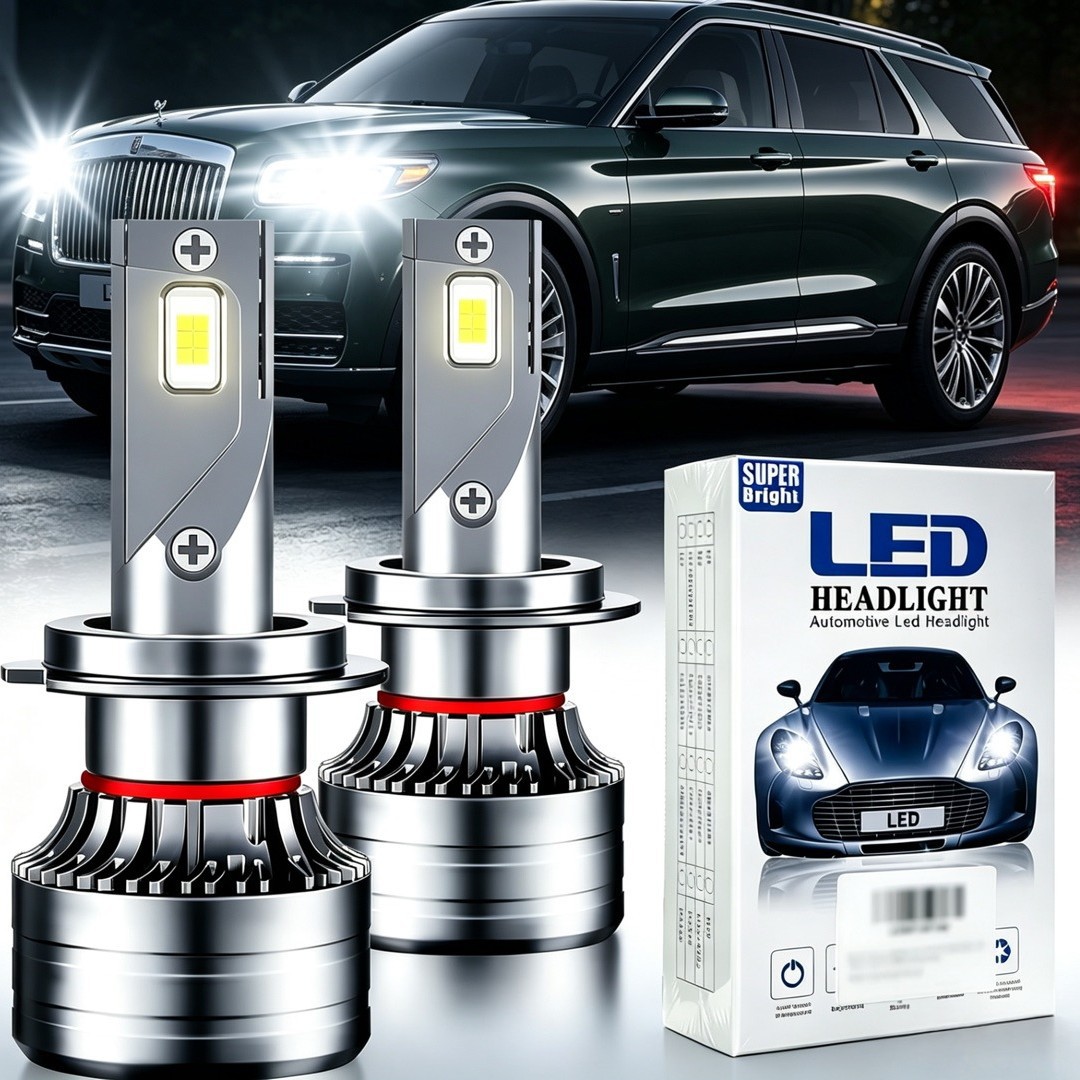 Blade LED old far H7H4H1 juda yorqin mashina chiroq o'zgartirilgan LED far