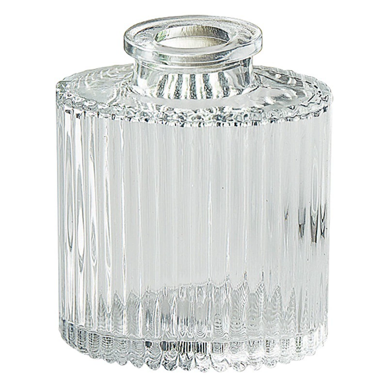 Маленькая ваза в европейском стиле, оптовая продажа с фабрики, простая стеклянная ваза, прозрачная винтажная Цветочная композиция, карманная ваза с несколькими спецификациями