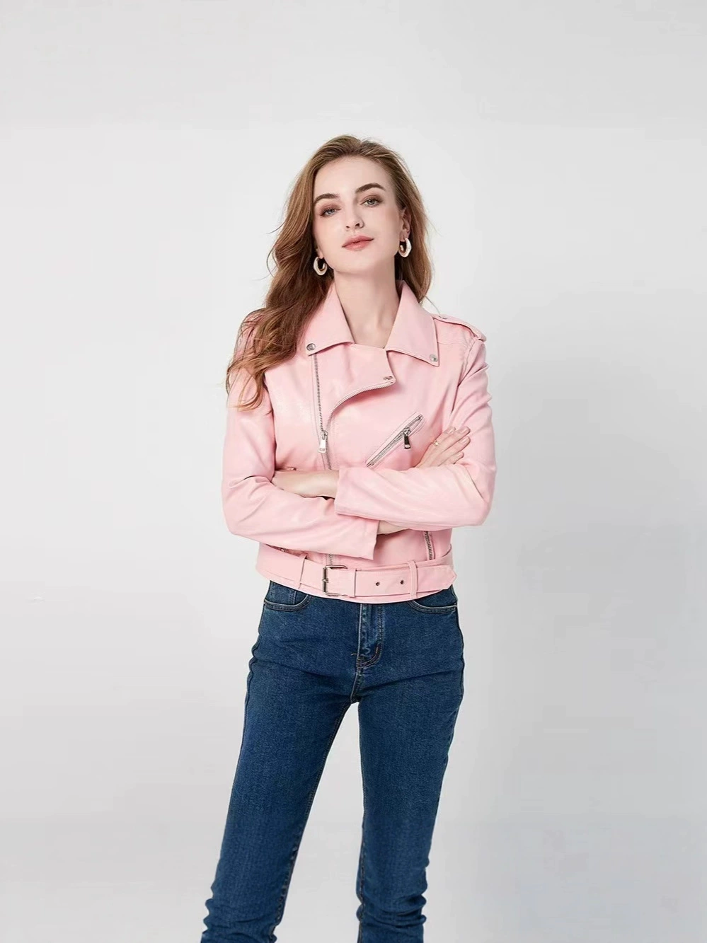 Куртка демисезонное полиуретановое термобелье с молнией, для импорта, slim fit