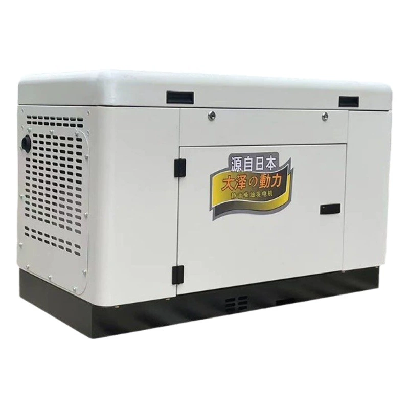 Dazer Power 10 12 15 кВт бесшумный дизельный генератор двухцилиндровый двойной напряжение пульт дистанционного управления с подогревом электрический запуск