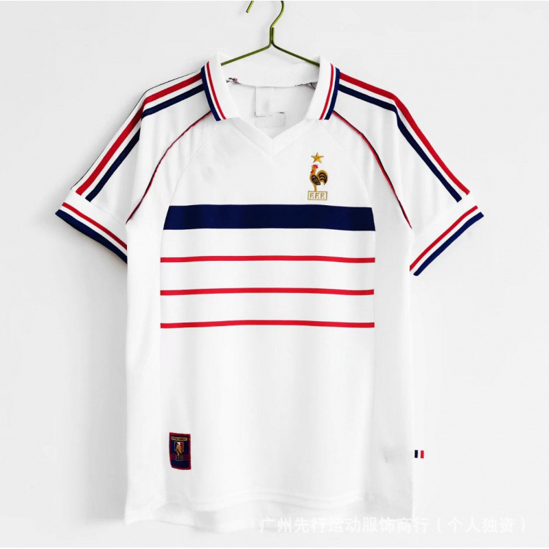 Colección de fútbol retro popular Argentina Alemania Inglaterra Brasil Copa Mundial de fútbol de manga corta