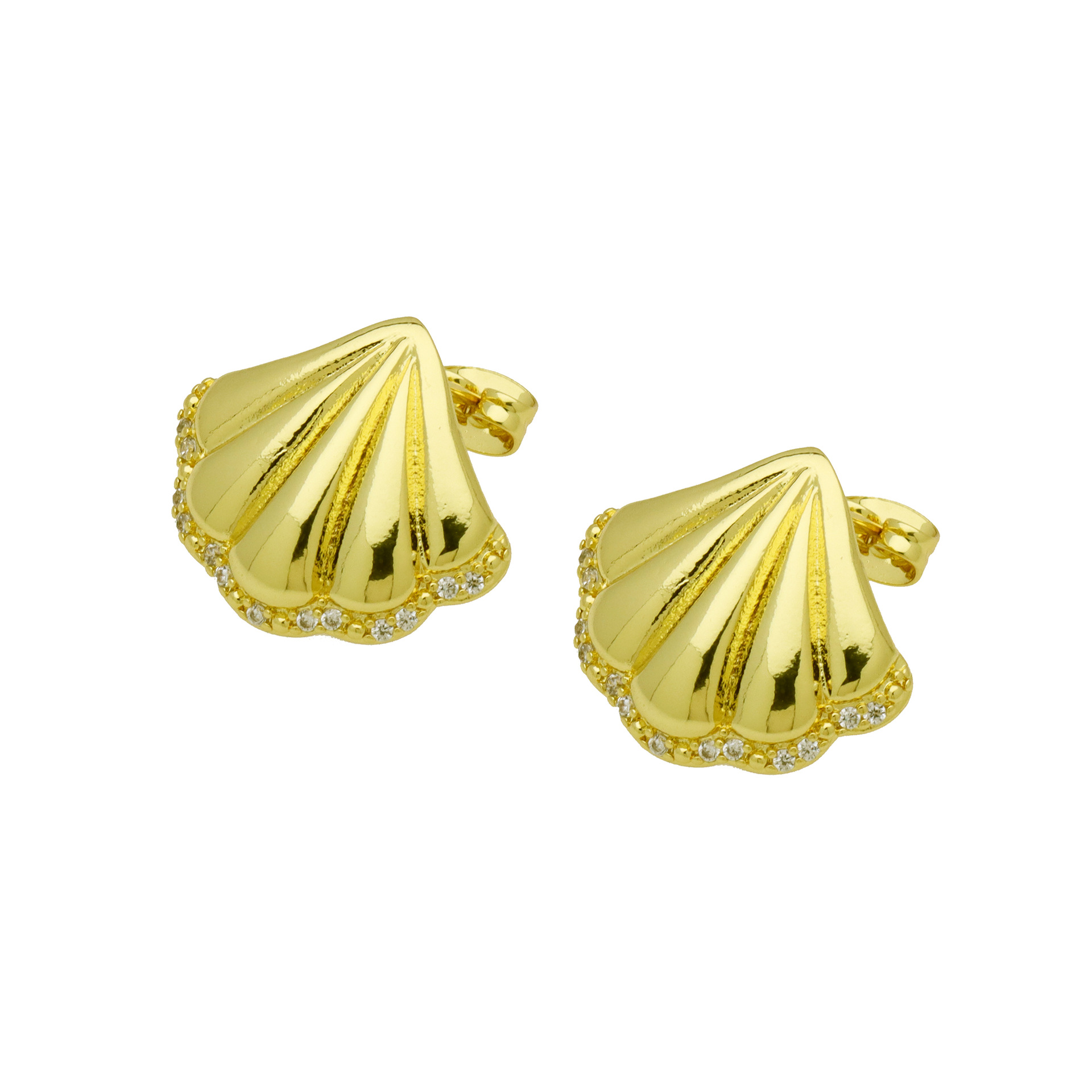 11g Weight Copper Ear Needle Material Drop Earrings Classification 1 Pair Quantity Holiday, Banquet Occasion Copper Material Starfish, Shell Pattern All Seasons Season Women's Gender Plating Design Casual, Elegant, Lady Style 1 Pair Casual Elegant Lady Starfish Shell Plating Copper Drop Earrings 15