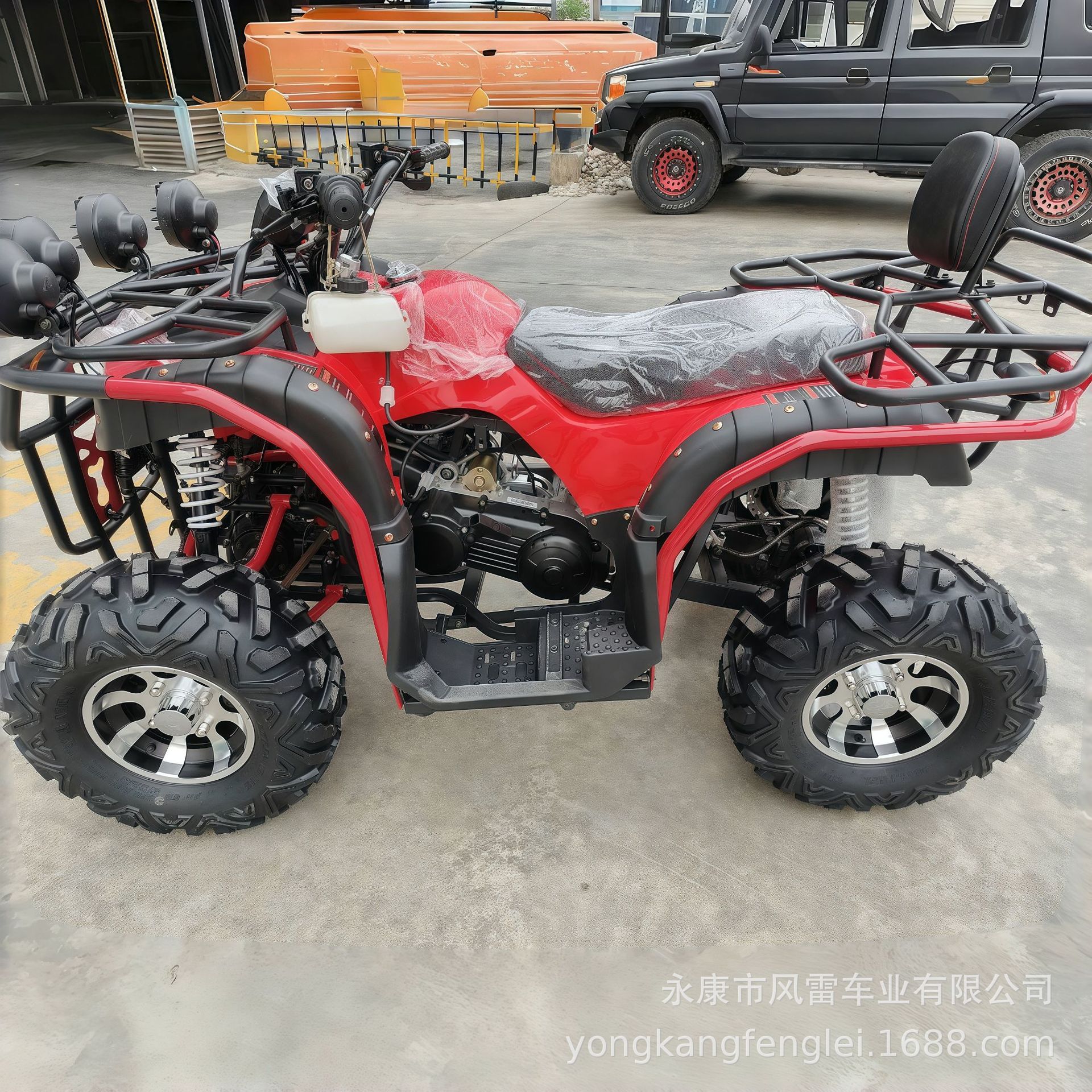 Cuatrimoto ATV Todo Terreno 200cc de Hierro y Plástico con Transmisión Automática por Eje