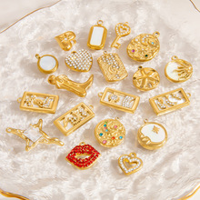 ŷ���������Ʒ����ֹ�DIY�����ʯ�촽��׹18K��ɫ��ƷŮ
