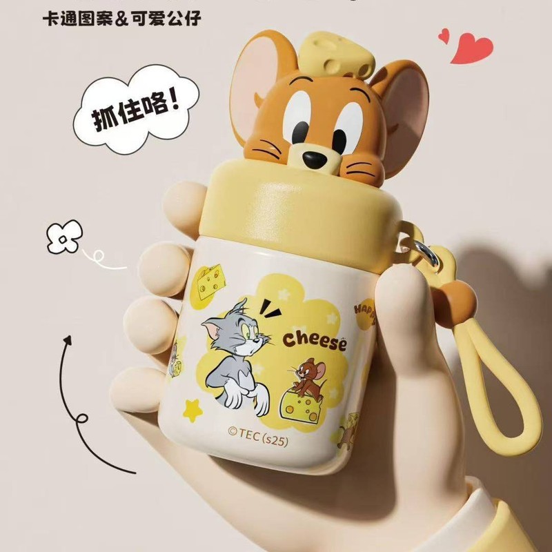 8851猫和老鼠芝趣口袋杯女儿童保温杯316不锈钢可爱学生水杯200ML|undefined