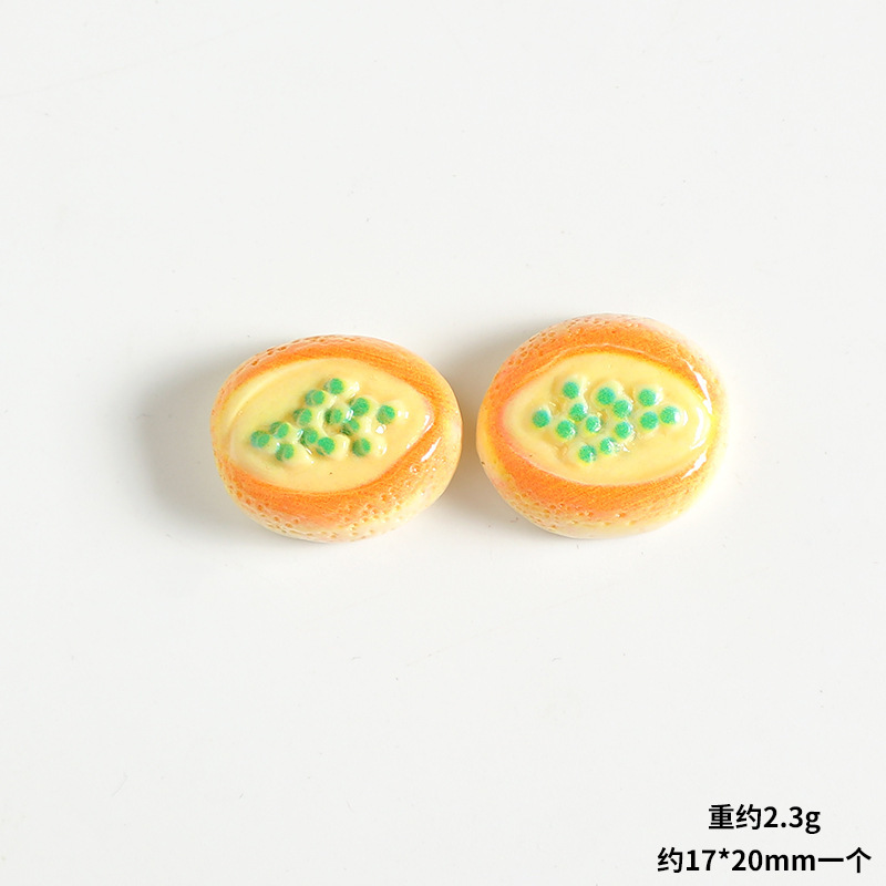 仿真微缩面包食玩树脂小配件diy奶油胶水杯冰箱贴鞋扣发饰品配件|undefined