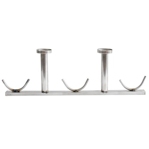 Peiqing fixed clothes drying rack balcony clothes drying hanger stainless steel pipe hanging clothes drying rod top seat hanging