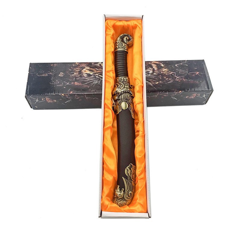 Metal craft sword Travel commemorative gift die-cast small sword…