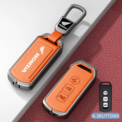 Car key bag, Cover Ns125La Foshan 350 Liexing - standard-model-a-orange-zinc-alloy-shell-car-logo-square-buckle