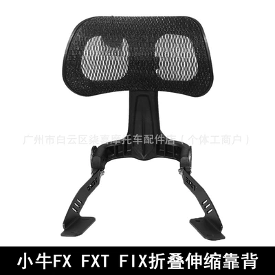 Genuine Tingfeng Backrest Little Cow Electric car rear backrest - tf-mavericks-fx-fxt-electric-motorcycle-long-tail-special-shot-black