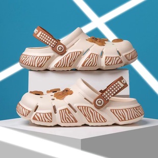 Hole Shoes Women's Summer New Non-slip Shoe Feeling Internet Popular Super Hot Half-drag Nurse Wearing Beach Sandals for Work