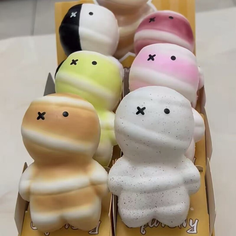 Thai Little Mummy Slow-Rebound Blind Box Squishy Toy Stress Relief Doll for Children Ultra-Soft Squeezable Toy