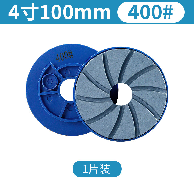 Hoja de pulido de diamante mármol piedra británica granito cerámica renovación Caracol hebilla biselado engrosado hoja de molienda