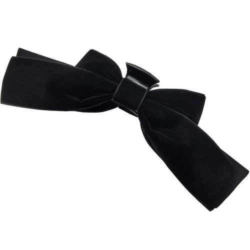 French butterfly clip with black velvet hair clip, trendy and elegant hair accessory for Korean, new style hair pin for the back of the head