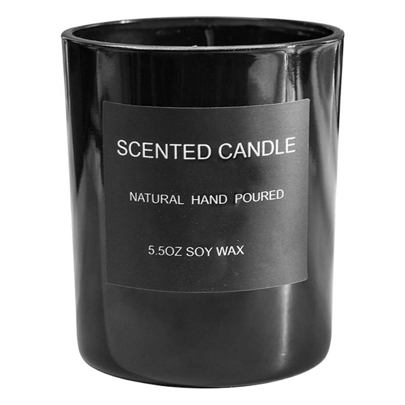 Libre de humo de aromaterapia vela hogar venta al por mayor hecha a mano cera de soja regalo de mano creativa arco regalo vela aromaterapia
