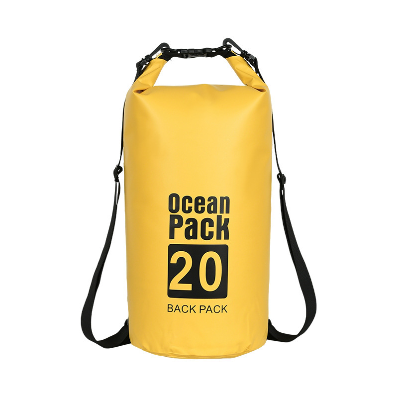 Bolsa impermeable tipo cubo de PVC, portátil, ideal para playa, río o senderismo, venta por mayor image 5