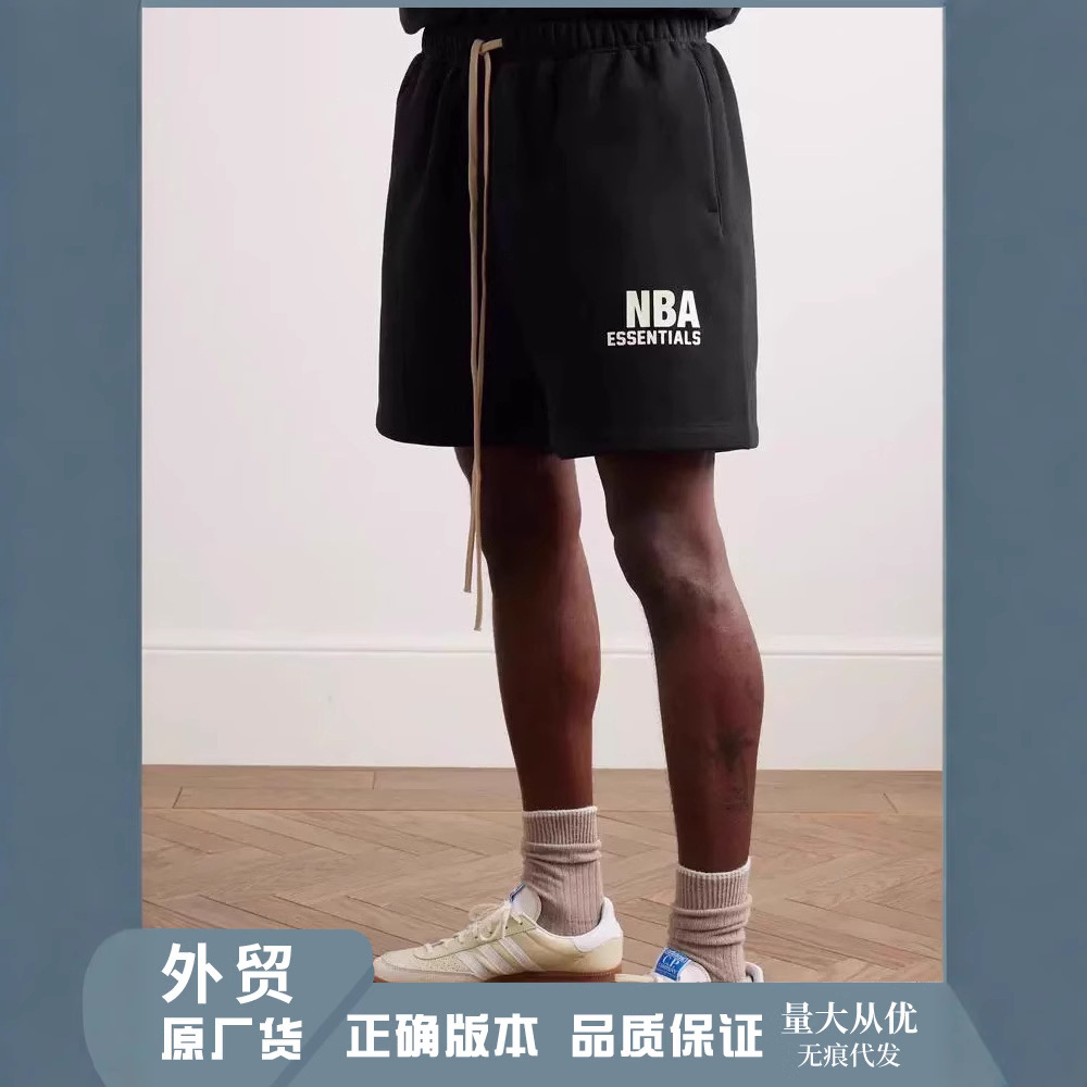 外贸版本ess联名短裤
