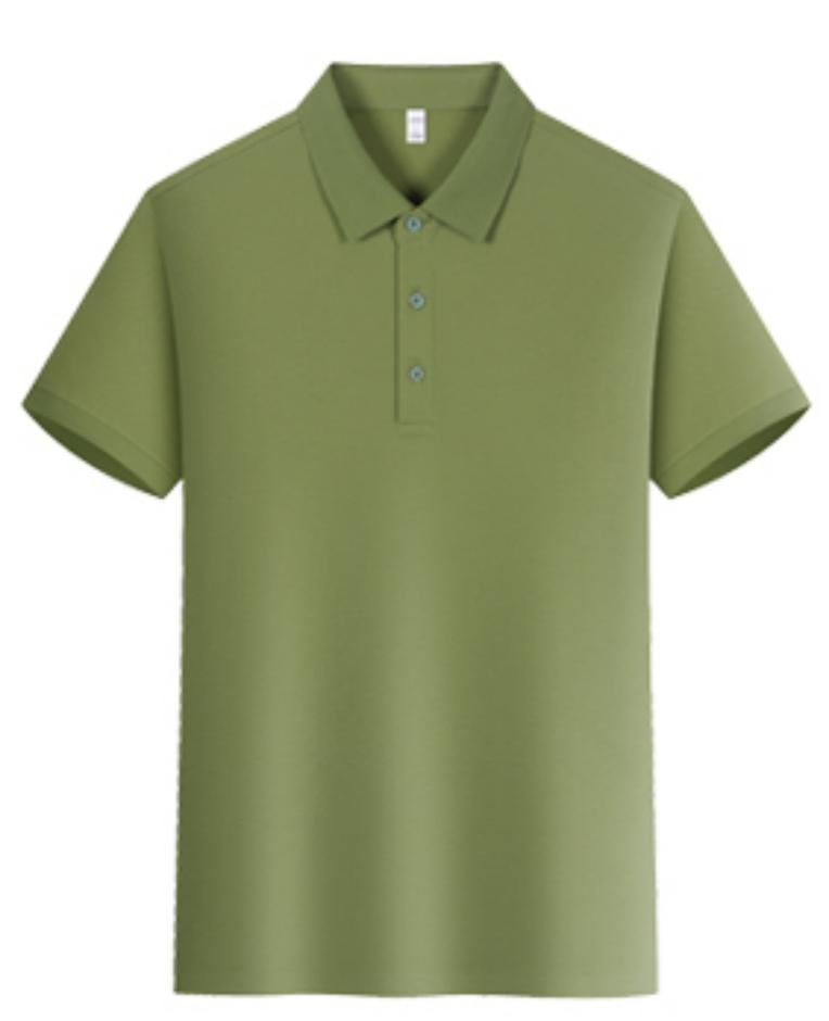 Camiseta Polo de Manga Corta con Tecnología Antibacterial de Seda Helada para Verano 2026, Color Sólido, Venta al Por Mayor