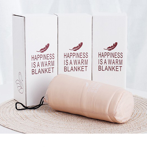 Wholesale small quilt office nap blanket air conditioning blanket single student dormitory blanket travel portable aviation
