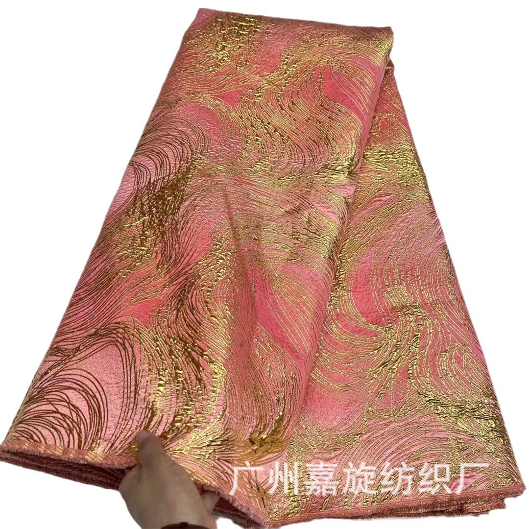 Tecnología europea y americana línea de alta calidad ergena jacquard bordado relieve tela cheongsam vestido vestido tela image 6