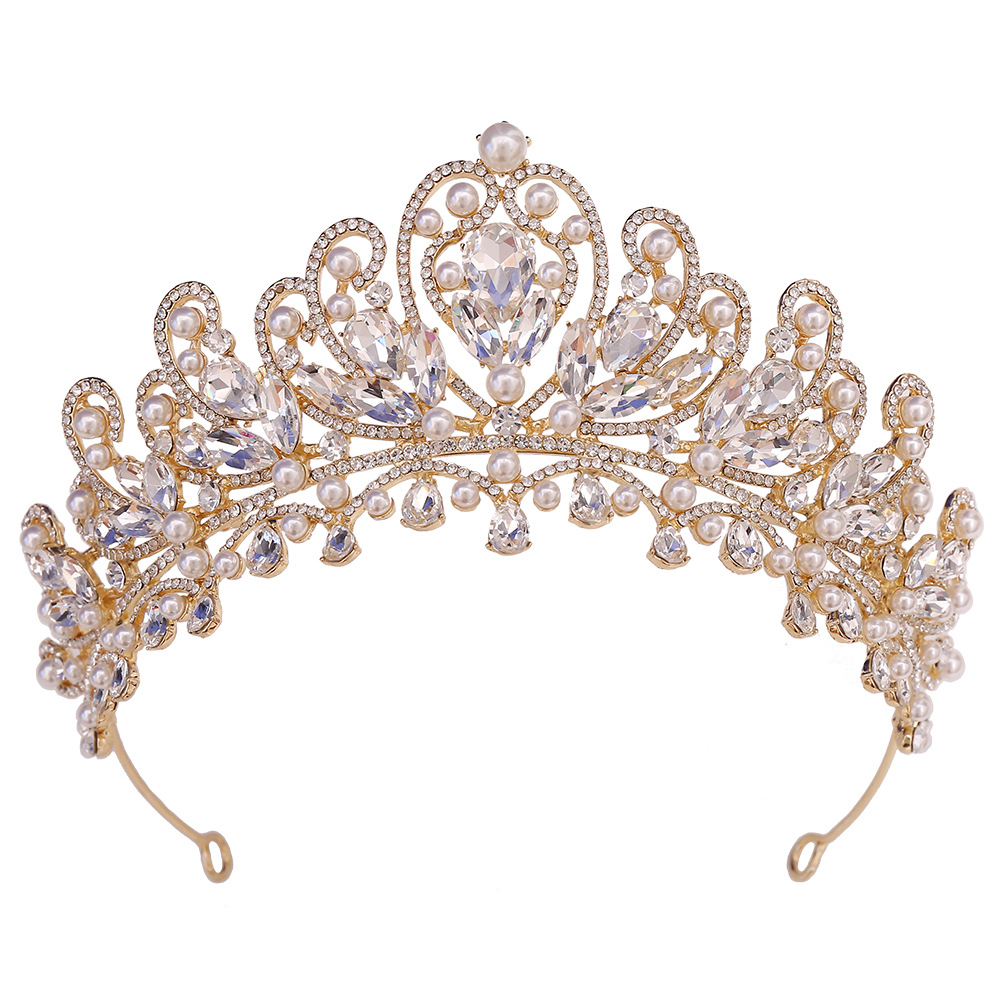 新娘珍珠水晶皇冠