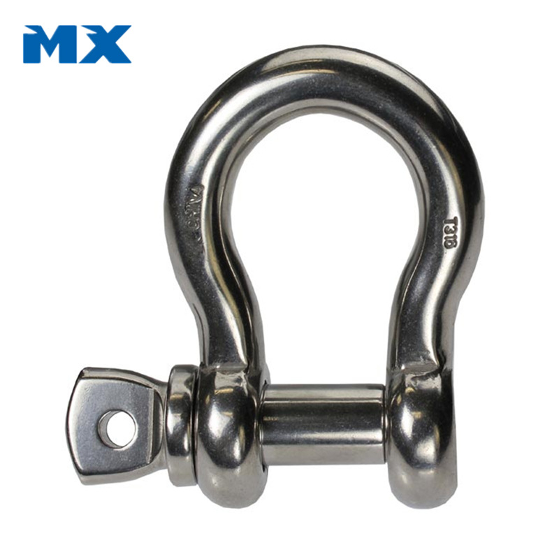 3/16-1 1/8不锈钢索具SS304美式弓型D形209卸扣SS316材质抛光卸扣