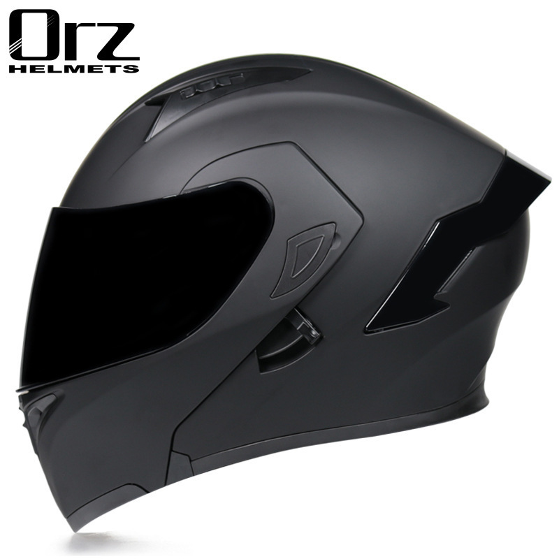 Orz motocicleta eléctrica, casco, casco, hombres y mujeres, casco completo, cola, medio casco, casco, personalidad, locomotora de invierno, gris