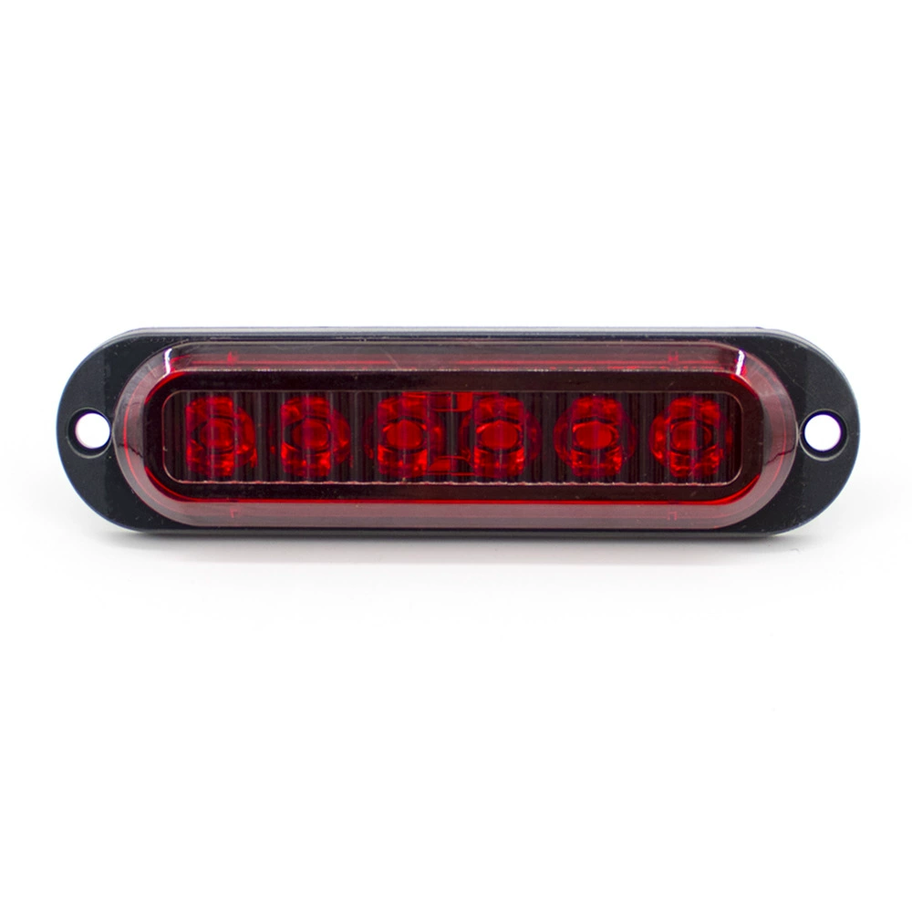 Шестидюймовые LED-фары для грузовика, задние фонари грузовика, боковые предупреждающие сигнальные огни шириной 10-30В, сигнальные огни ширины прицепа
