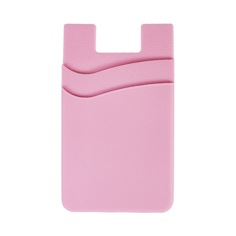 라이트 핑크(이중층) 실리콘 카드 스티커(네이키드)