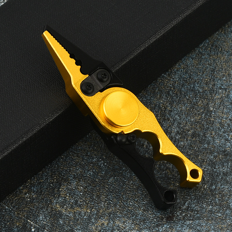 Manufacturer's Portable Outdoor Lure Pliers, Olecranon Fish Pliers, Aluminum Alloy Lure Pliers, Gyro Fishing Line Cutter, Fishing Pliers Wholesale