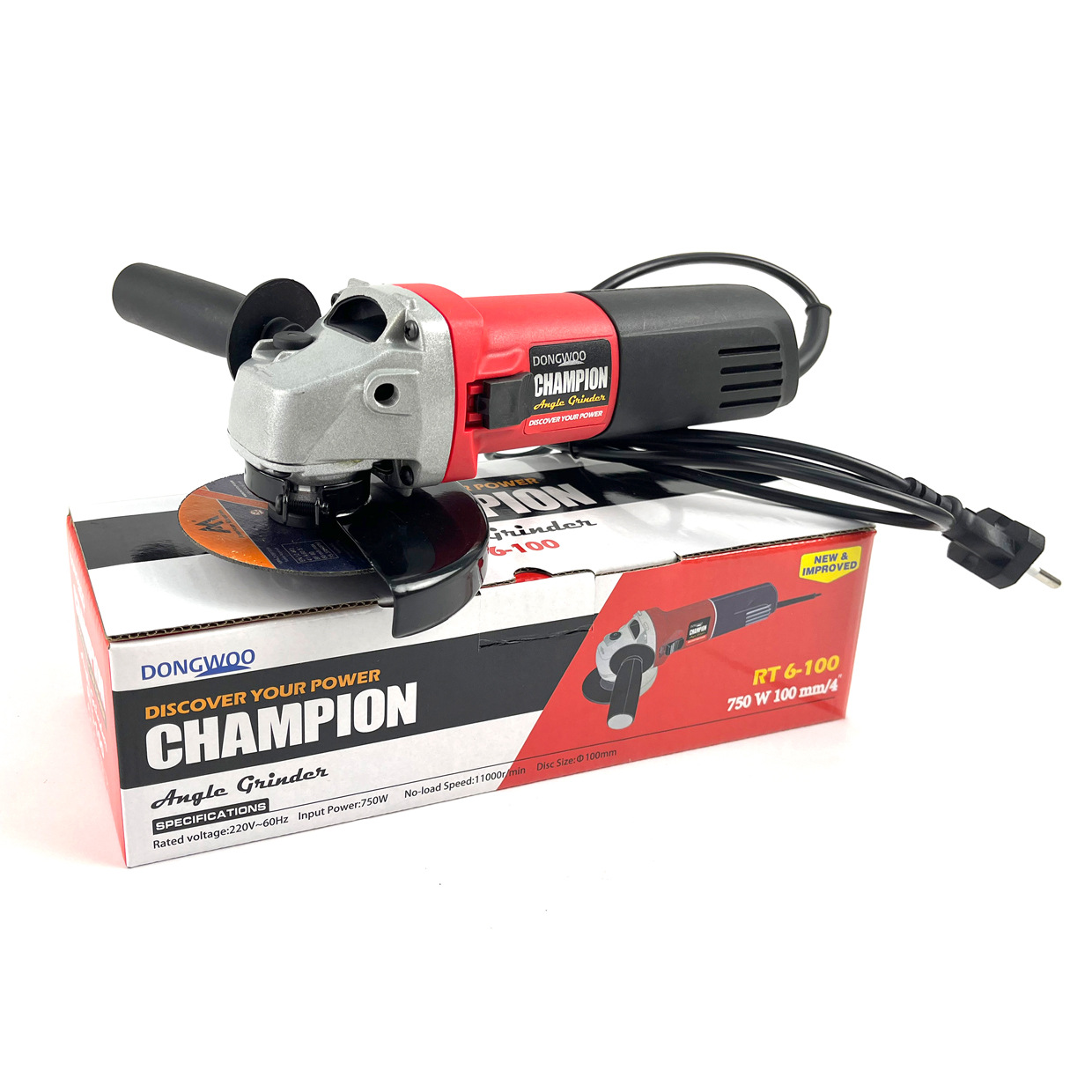 韩国款100mm电动角磨机IMPA591031手持式抛光机打磨机切割机220V