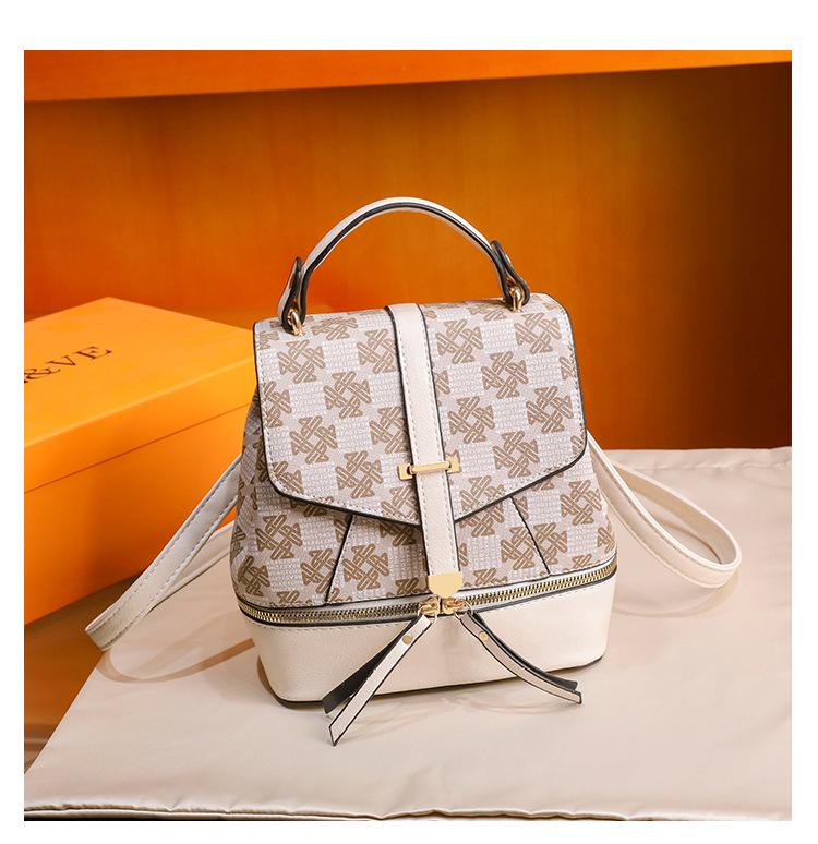 Yeni Omuz Çantası Kadın Moda Baskı Desenli Çok Yönlü Kız Öğrenci Japon Kore Okul Çantası Büyük Kapasiteli Küçük Sırt Çantası_voghion.com