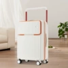 Shell White [Zipper Style + Front Opening Cover + Wide Tie Rod]