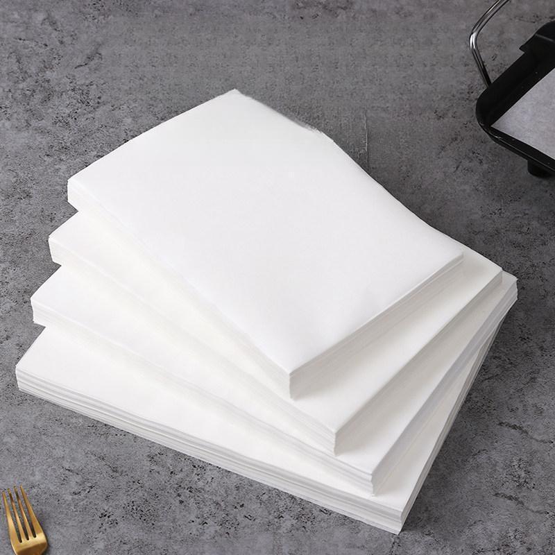 Barbecue tray oil-absorbing paper, rectangular baking paper for home use, suitable for ovens and electric grills, practical for baking