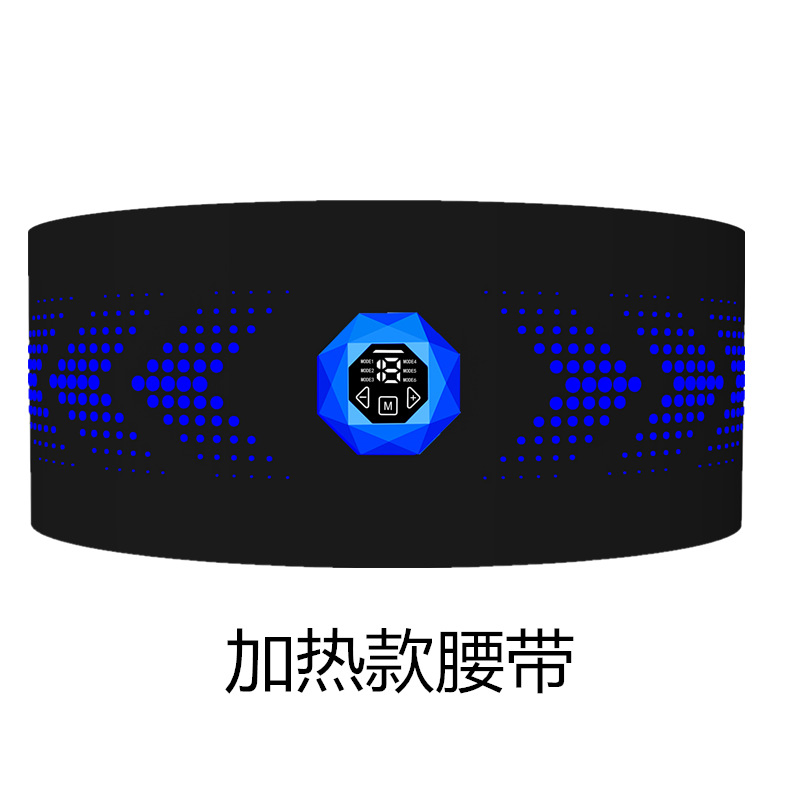 Electroestimulador abdominal inteligente, parches musculares de entrenamiento de abdomen y fitness