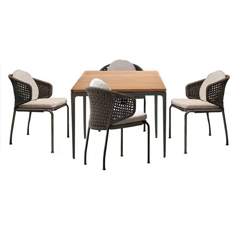 Nordic vine chair hotel lobby restaurante café recepción negociación dormitorio balcón residencial tela de cuerda art de vine