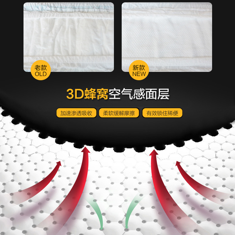 Homebase Baby Diapers L136 Sheets Ultra-Thin Breathable Disposable Pants for Boys and Girls, Dry Wet Wipes